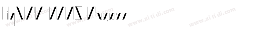 LilyUPC W05 Regular字体转换